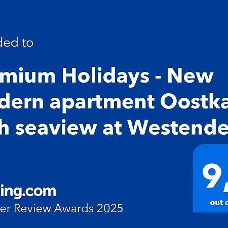 Premium Holidays - New Modern Apartment Oostkant With Seaview At Westende Middelkerke Exterior foto